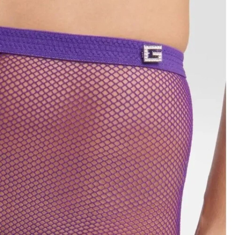 Gucci Parma Violet Fishnet Tights - NWOT - Sz M